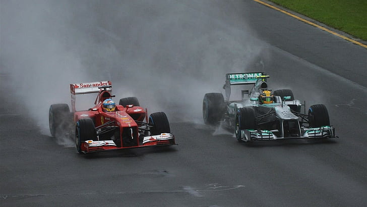 Fernando Alonso, car, Formula 1, HD wallpaper