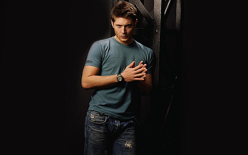 Jensen Ackles Sport, cara, cara, bonito, homens legais, jovem, HD papel de parede HD wallpaper