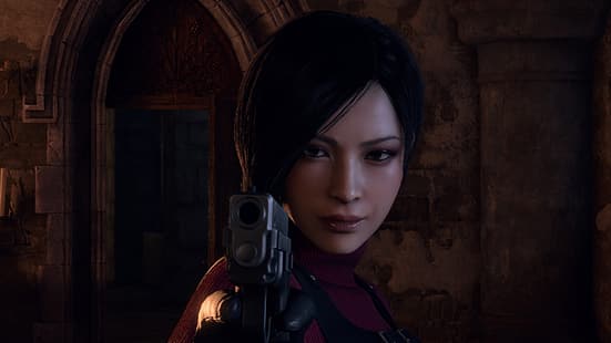 Resident Evil 4 remake, Resident Evil, Ada Wong, 4Gamers, gracz, Gaming Series, gry wideo, tylko gra, Tapety HD HD wallpaper