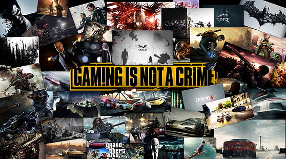 Игры не являются преступлением, игры не являются преступлением, цифровые обои, Игры, Другие игры, HD обои HD wallpaper