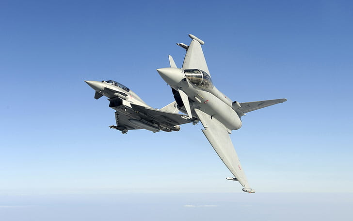 EF2000 Typhoon HD ، طائرات ، إعصار ، ef2000، خلفية HD
