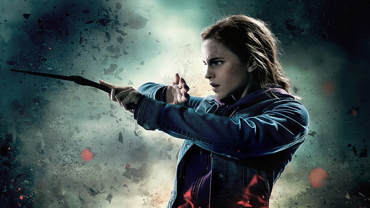 Harry Potter Hermoine Granger, Hermione Granger, film, Harry Potter, Emma Watson, Wallpaper HD