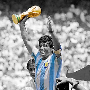 Марадона, Диего Марадона, Аргентина, Чемпионат мира по футболу, HD обои HD wallpaper