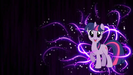 TV Show, My Little Pony: Friendship is Magic, My Little Pony, Twilight Sparkle, Vector, HD wallpaper HD wallpaper