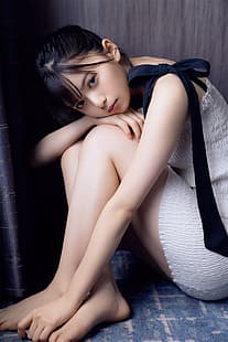 Saito Asuka, 여성, 일본 여성, 아시아인, 창백한, 뷰어를 보고, HD 배경 화면 HD wallpaper