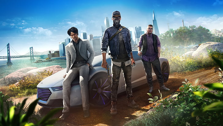 WatchDogs 2 game cover, Watch Dogs 2, Human Conditions, DLC, 2017, 4K, HD wallpaper