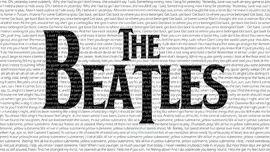 Zespół (muzyka), The Beatles, Tapety HD HD wallpaper