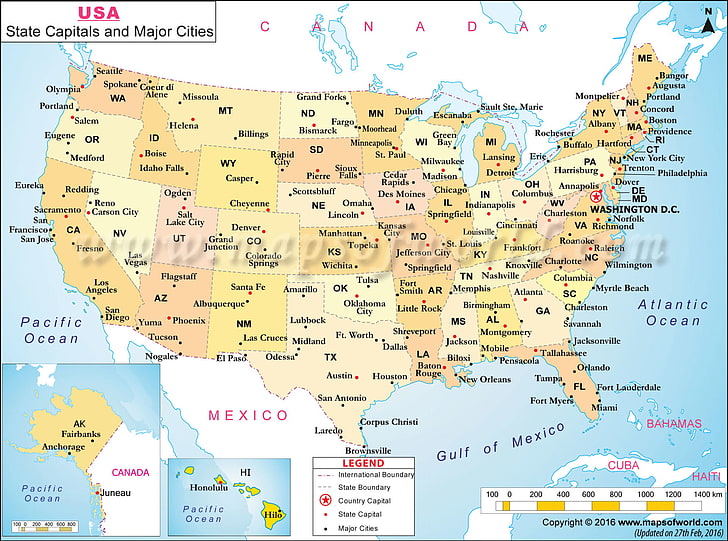 Verschiedenes, Karte der USA, Karte, USA, Karte der Vereinigten Staaten von Amerika, Karte der USA, HD-Hintergrundbild