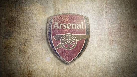 фон, лого, емблема, Арсенал, футболен клуб, артилеристите, HD тапет HD wallpaper