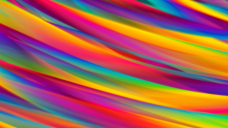 warna-warni, multicolor, warna neon, neon, desain, tekstur, Wallpaper HD