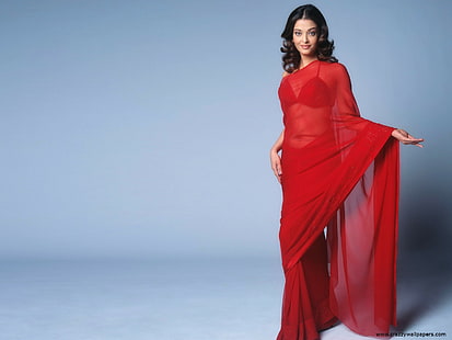 Aishwarya Rai in Saree HD, gwiazdy, w, Aishwarya, Rai, Sari, Tapety HD HD wallpaper