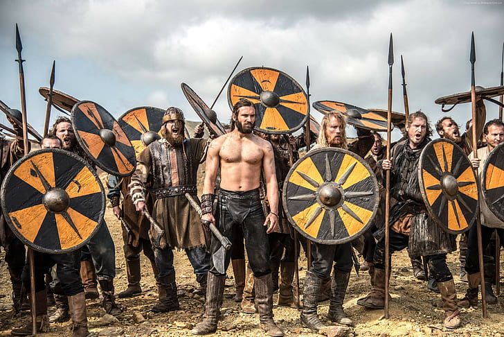 Clive Standen, Vikings, season 4, Best TV Series, HD wallpaper