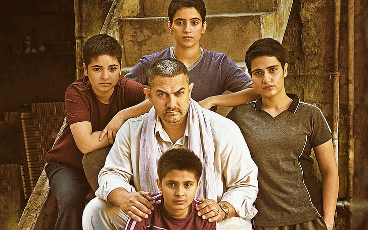 Cartel intrigante de Dangal, películas, películas de Bollywood, bollywood, amir khan, 2016, Fondo de pantalla HD