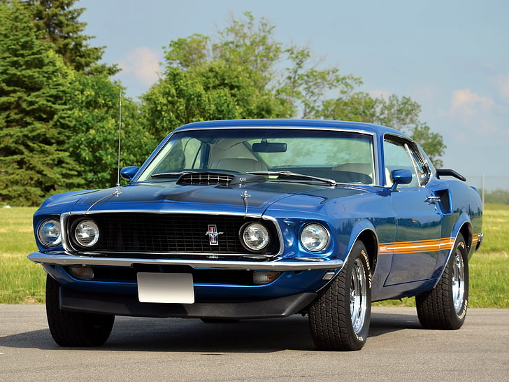 1969, classic, ford, mach, muscle, mustang, HD wallpaper