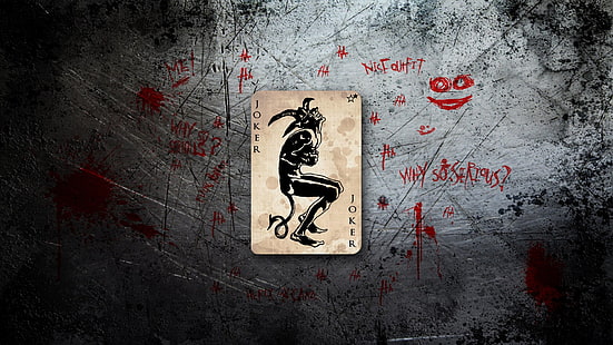Joker-spelkort, Serier, Joker, HD tapet HD wallpaper