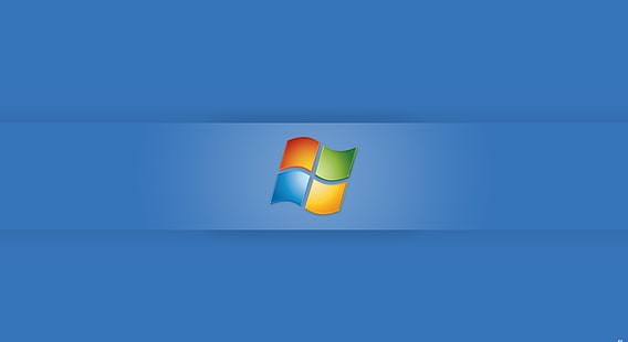 Windows 7, logo Microsoft Windows, Windows, Windows Seven, Blu, Sfondo, Seven, Windows 7, Sfondo HD HD wallpaper