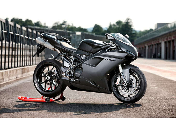 Kendaraan, Ducati Superbike 848 Evo, Sepeda, Sepeda Motor, Wallpaper HD