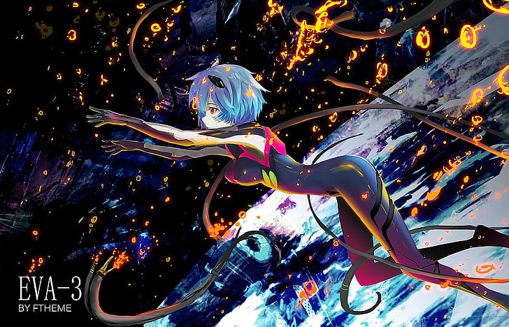 Ayanami Rei, garotas de anime, Neon Genesis Evangelion, HD papel de parede