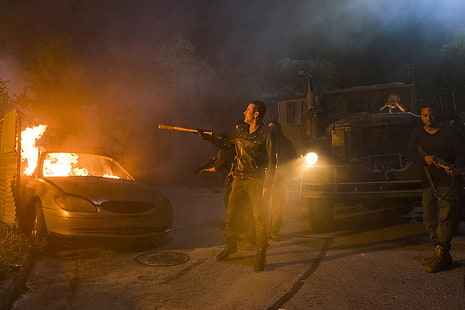 برنامج تلفزيوني ، The Walking Dead ، جيفري دين مورغان ، نيجان (The Walking Dead)، خلفية HD HD wallpaper