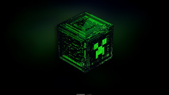 ไม้เลื้อย minecraft สีเขียว, วอลล์เปเปอร์ HD HD wallpaper