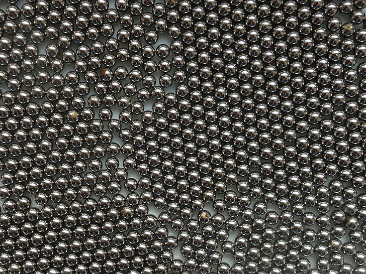 magnet balls lot, balls, steel, metal, surface, HD wallpaper