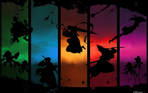 Carta da parati digitale anime Bleach, Bleach, Anime, Ichigo Kurosaki, Kisuke Urahara, Renji Abarai, Tōshirō Hitsugaya, Sfondo HD HD wallpaper