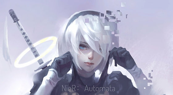 Videogame, NieR: Automata, YoRHa No.2 Tipo B, HD papel de parede HD wallpaper