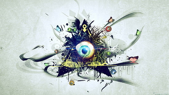 the all seeing eye, Illuminati, HD wallpaper HD wallpaper