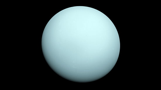 weiße Kugel Tapete, Uranus, Raum, Minimalismus, HD-Hintergrundbild HD wallpaper
