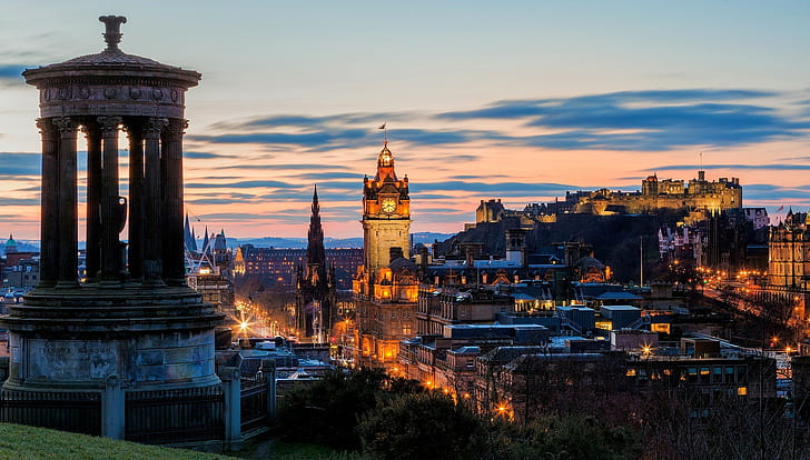 Edinburgh Castle Scotland HD wallpapers free download | Wallpaperbetter