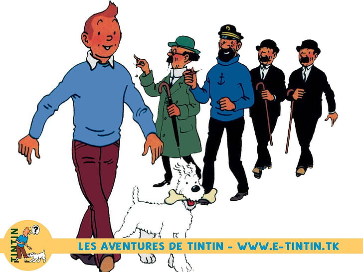 رسوم متحركة Tintin Entertainment مسلسلات تلفزيونية عالية الدقة فن ، رائع ، فكاهي ، رسوم متحركة ، كلب ، ملون ، رسوم متحركة، خلفية HD