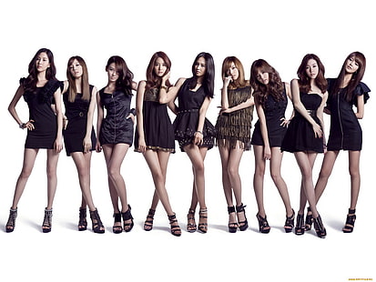 Asiatin, Girls 'Generation, SNSD, Choi Sooyoung, Lee Soonkyu, Sunny, Frauen, Frauengruppe, Beine, einfacher Hintergrund, HD-Hintergrundbild HD wallpaper