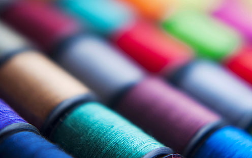 Colorful Threads Macro, Colorful, Stock, Macro, Nylon, Lenovo, Tablet, Threads, HD wallpaper HD wallpaper