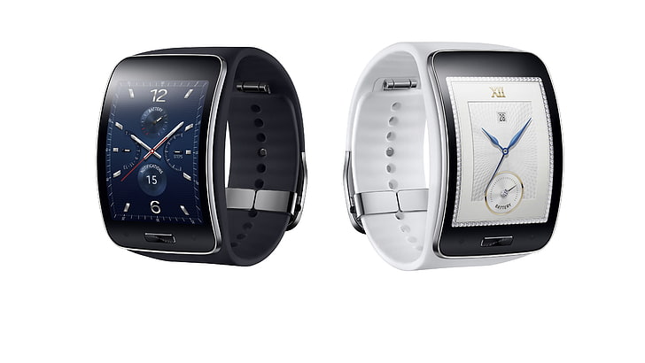 часы, металл, часы класса люкс, Samsung Gear S, дисплей, обзор умных часов, HD обои