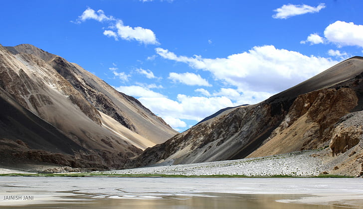 fotografia białej i brązowej góry białe pochmurne niebo w ciągu dnia, ladakh, ladakh, Ladakh, fotografia, brązowa góra, góra biała, pochmurno, niebo, dzień, góry, Himalaje, natura, piękny, krajobraz, kolory, góra, region ladakh, scenics , jammu and Kashmir, na dworze, tybet, Tapety HD