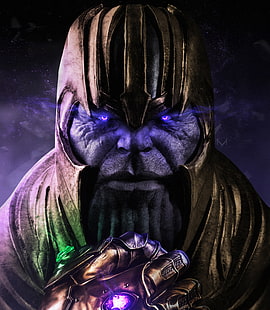 Thanos, Avengers: Infinity War, 4K, HD wallpaper HD wallpaper