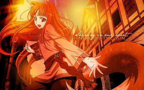 anime, Spice and Wolf, Holo, HD wallpaper HD wallpaper
