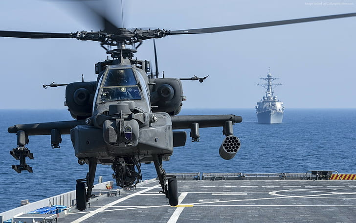 Força Aérea dos EUA, helicóptero de ataque, Apache AH-64, Exército dos EUA, HD papel de parede
