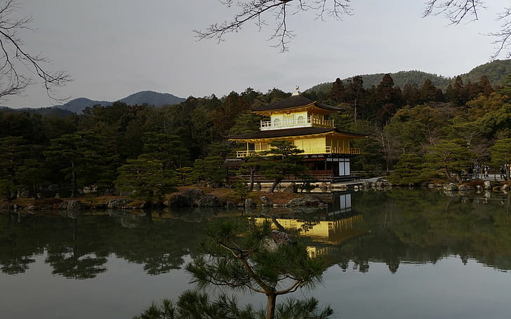 Japonia, pagoda, Tapety HD