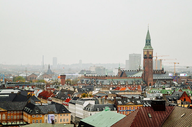 コペンハーゲン、デンマーク、風景、 HDデスクトップの壁紙