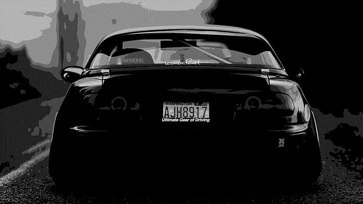 자동차, 흑백, 검은 색, HD 배경 화면