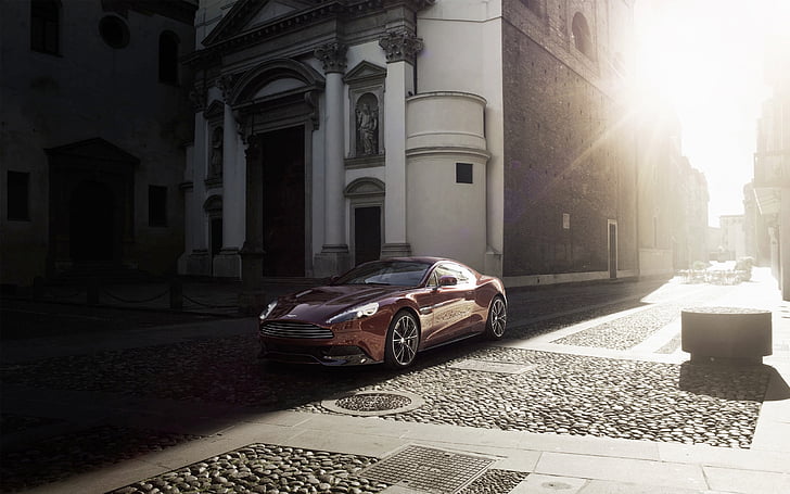 Aston Martin, Maschine, Licht, Das Gebäude, Blik, Vanquish, Die Front, AM310, HD-Hintergrundbild