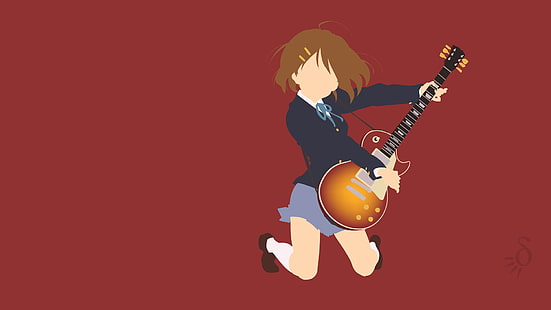 Anime Girls, K-ON !, Hirasawa Yui, HD-Hintergrundbild HD wallpaper