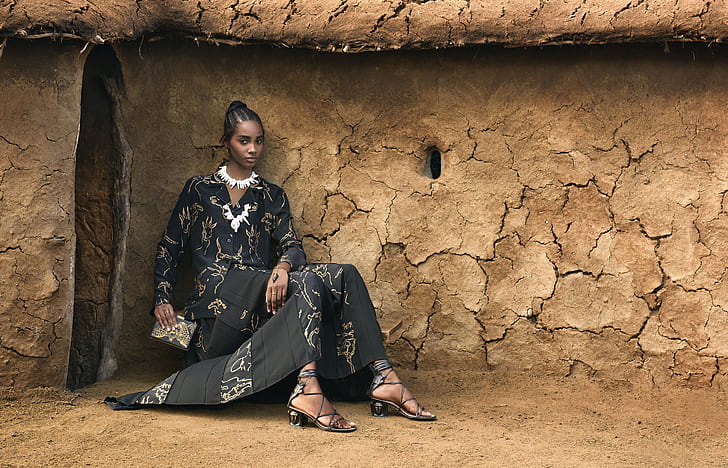 Africa, Valentino, Spring, Summer, Campaign, 2016, Steve McCurry, HD wallpaper