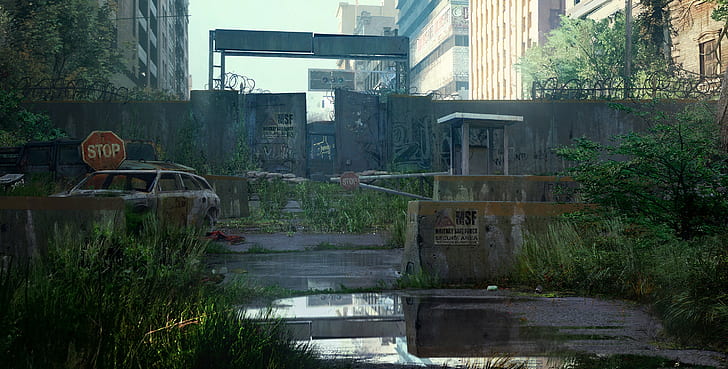 The Last of Us, arte conceitual, videogame, apocalíptico, HD papel de parede