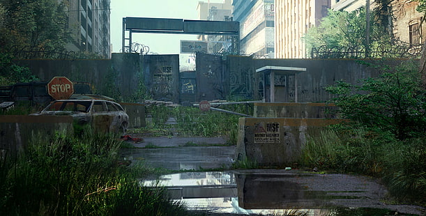 The Last of Us, arte conceitual, videogame, apocalíptico, HD papel de parede HD wallpaper