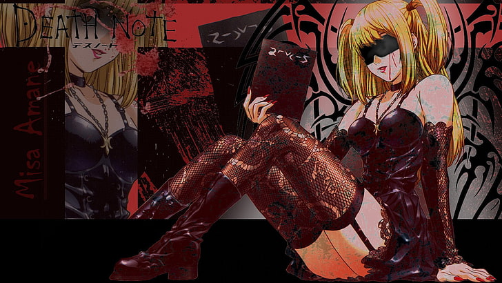 Anime, Death Note, Misa Amane, Wallpaper HD