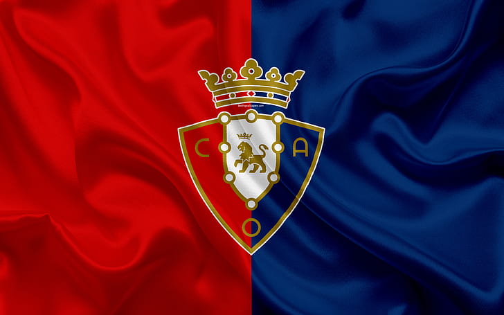 Fußball, CA Osasuna, Emblem, Logo, HD-Hintergrundbild