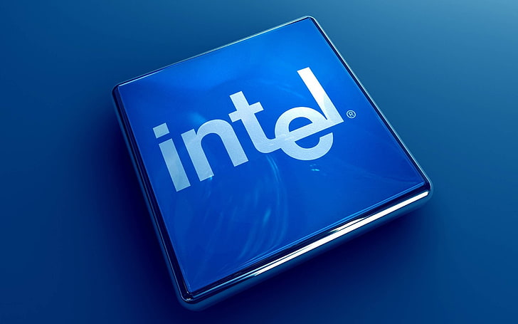 Logo Intel, Intel, Tapety HD