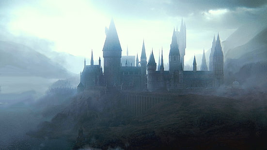 приключение, замък, фантазия, Хари, Магия, Потър, сериал, вещица, магьосник, HD тапет HD wallpaper